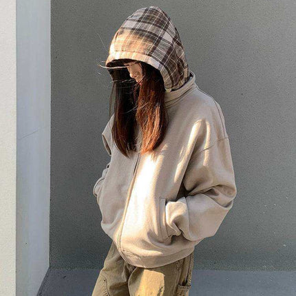 Retro Cleanfit Sweater Men's And Women's Niche Design Hoodie