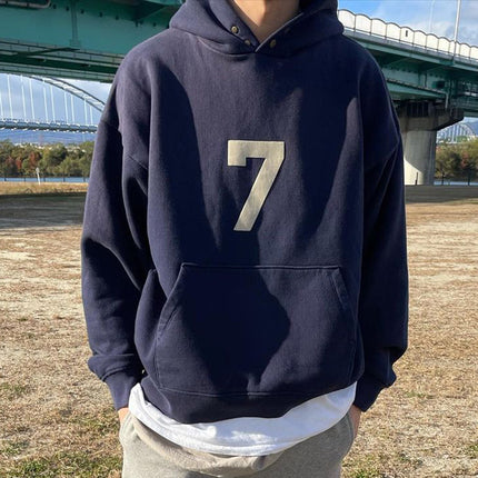 Men's Fashionable Flocking Printed Fleece Sweater