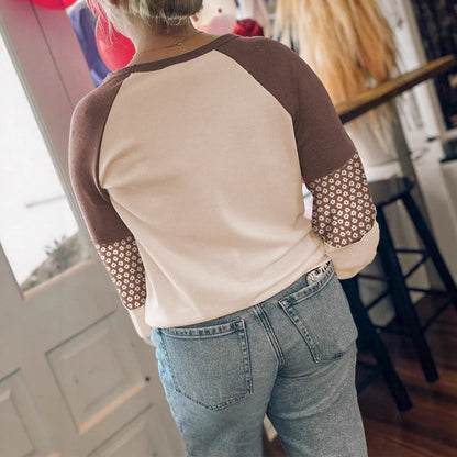 Women's Loose Versatile Casual Printed Sweatshirt