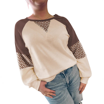 Women's Loose Versatile Casual Printed Sweatshirt