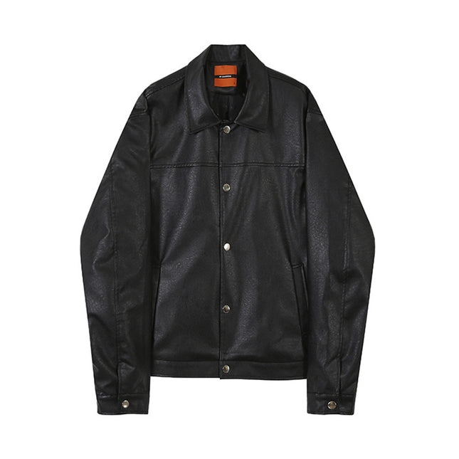 Leisure And Versatile Motorcycle Clothes Autumn And Winter Slim Leather