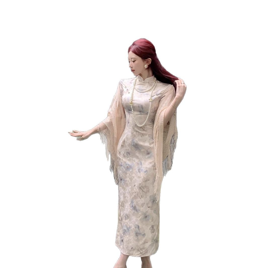 Women's Chinese-style Elegant And Minimalist Modernized Cheongsam Dress