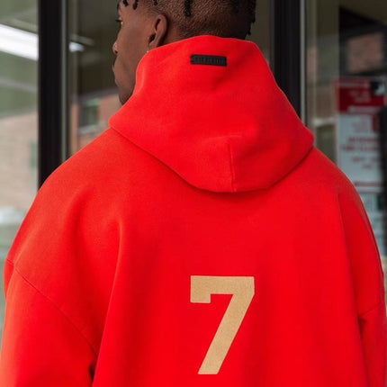 Men's Fashionable Flocking Printed Fleece Sweater