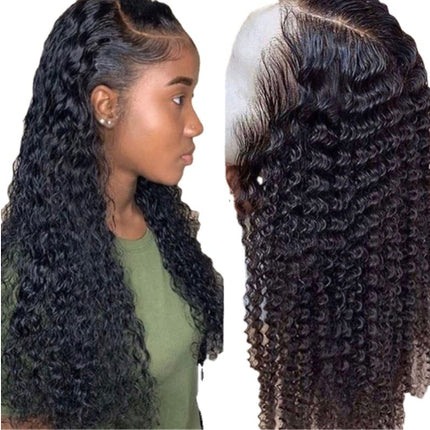 Brazilian Kinky Curly Lace Front Human Hair Wigs