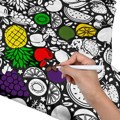 DIY Coloring Blanket, Cozy Meets Creative | 24 Washable Markers