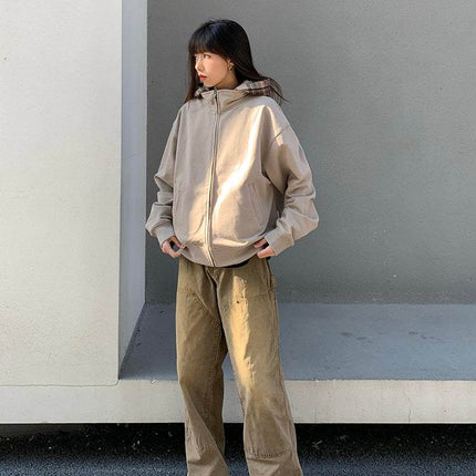 Retro Cleanfit Sweater Men's And Women's Niche Design Hoodie