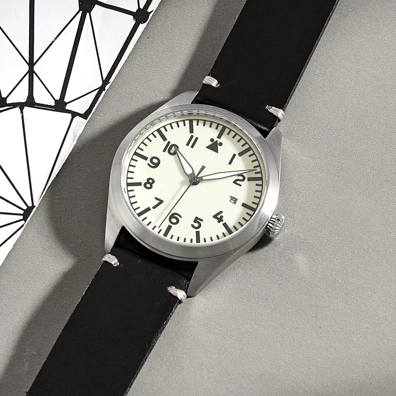 German WW2 Watches Flieger Aviator Pilot Wristwatch Arrow WWII Clock Arrow Waterproof