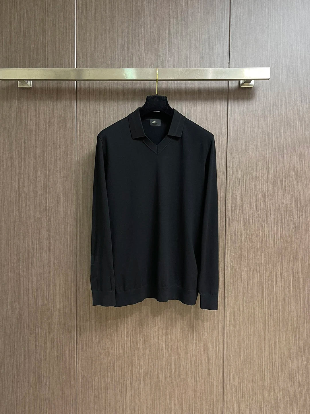 BLLIYOSS Lapel long-sleeved wool shirt men's 2025 new warm Comfortable zipper elasticity embroidery high quality size M-3XL