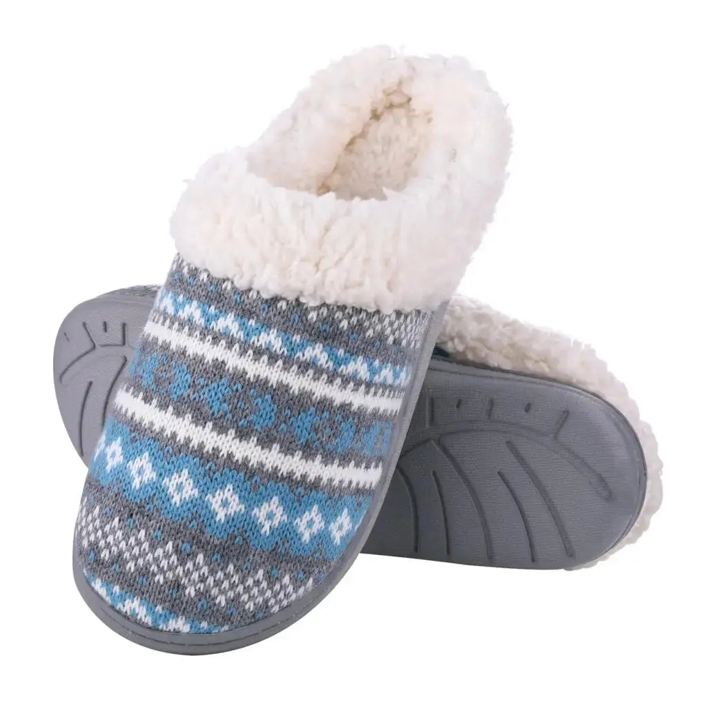 Comwarm Fur House Slippers For Women Unisex Thick Plush Winter Slippers With Fleece Lined Indoor Couple Furry Cotton Shoes Flats