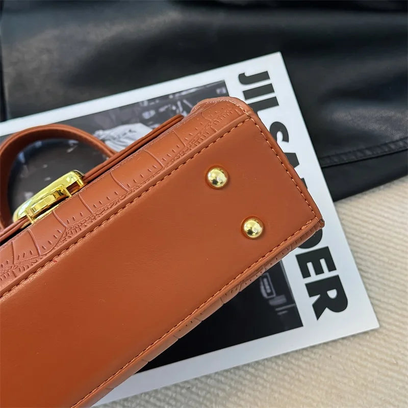 Luxury Brand Style Handbag for Ladies - Soft Leather Crossbody Bag with Adjustable Shoulder Strap