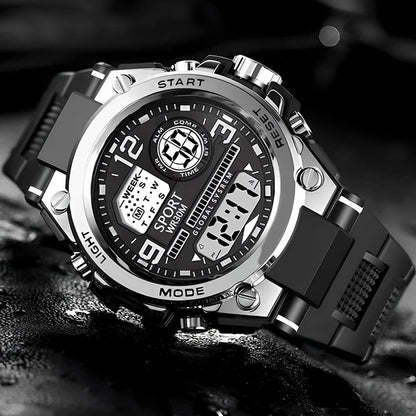 Multifunction Men's Sports Watch Waterproof Luminous Alarm Clock Men LED Digital Watch Large dial Electronic Wristwatch for Man