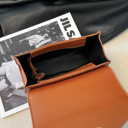 Luxury Brand Style Handbag for Ladies - Soft Leather Crossbody Bag with Adjustable Shoulder Strap
