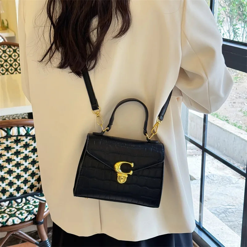 Luxury Brand Style Handbag for Ladies - Soft Leather Crossbody Bag with Adjustable Shoulder Strap