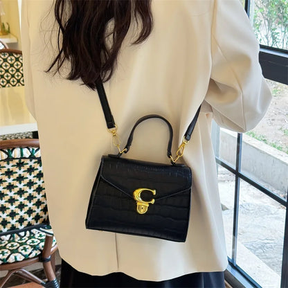 Luxury Brand Style Handbag for Ladies - Soft Leather Crossbody Bag with Adjustable Shoulder Strap