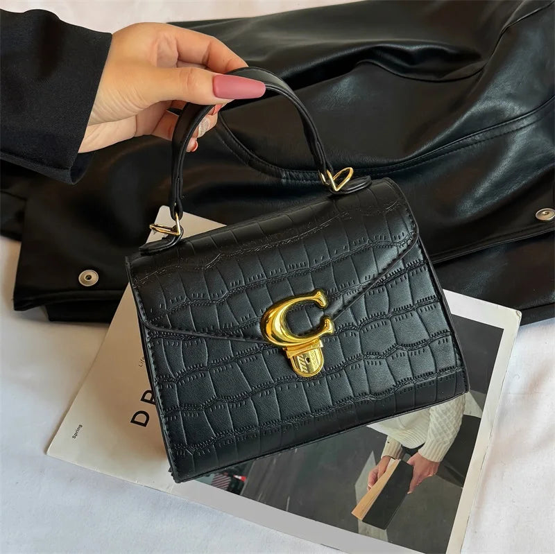 Luxury Brand Style Handbag for Ladies - Soft Leather Crossbody Bag with Adjustable Shoulder Strap