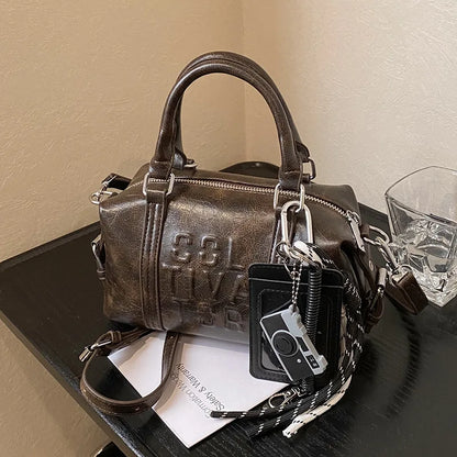 Ladies' Shoulder Bag Retro Trend Niche Handbag Pillow Bag Versatile High-end Fashionable Commuting Crossbody Bag Women Handbags