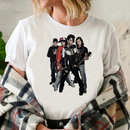 Tokio Hotel t-shirts women anime harajuku Tee girl designer Japanese manga clothes