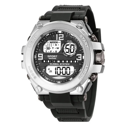 Multifunction Men's Sports Watch Waterproof Luminous Alarm Clock Men LED Digital Watch Large dial Electronic Wristwatch for Man