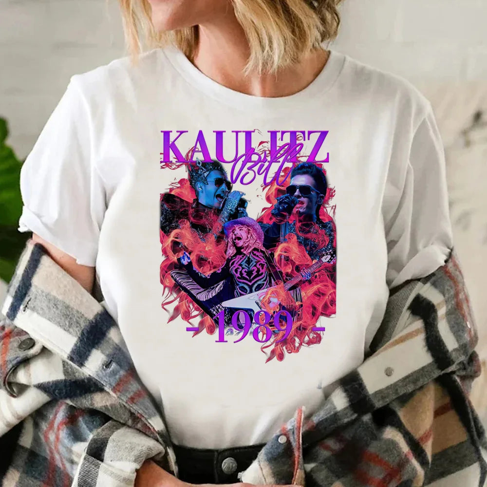Tokio Hotel t-shirts women anime harajuku Tee girl designer Japanese manga clothes