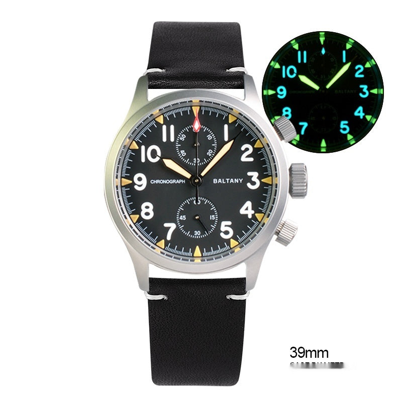 Prodigal Retro Waterproof Stainless Steel Luminous Multifunction Quartz Watch