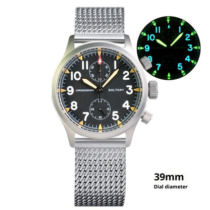 Prodigal Retro Waterproof Stainless Steel Luminous Multifunction Quartz Watch