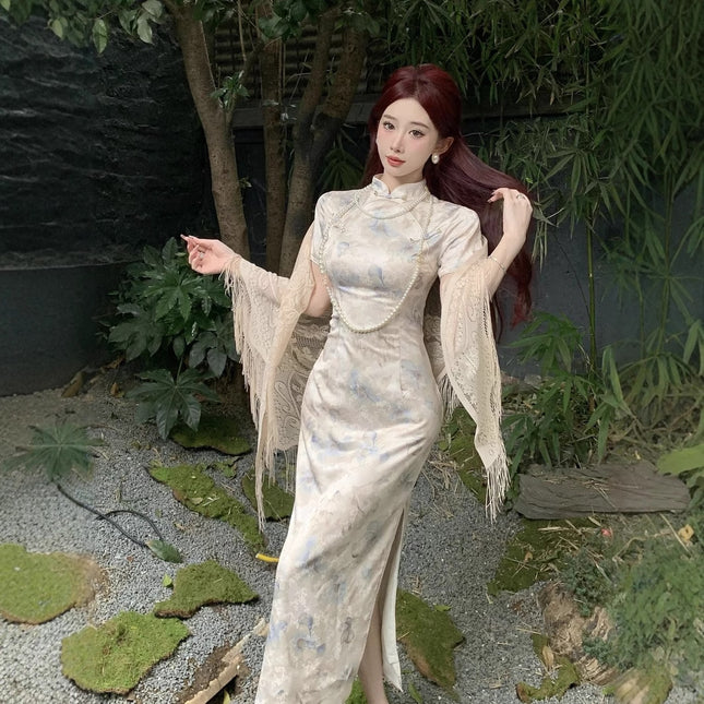 Women's Chinese-style Elegant And Minimalist Modernized Cheongsam Dress